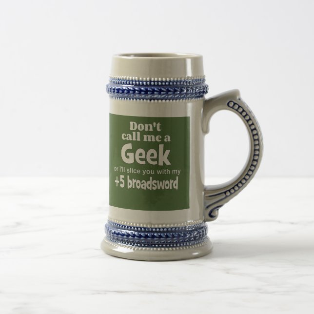 Geek Breitsword wf Bierglas (Rechts)