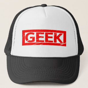 Geek Briefmarke Truckerkappe
