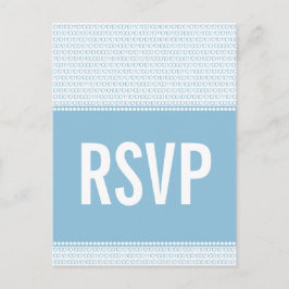 Geek Chic Binary Code UAWG Postcard, blau Einladungspostkarte