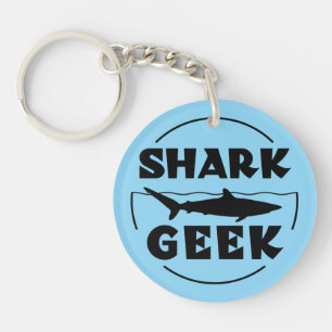 Geek Design for Shark Lovers Schlüsselanhänger