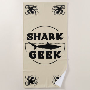 Geek Design for Shark Lovers Strandtuch