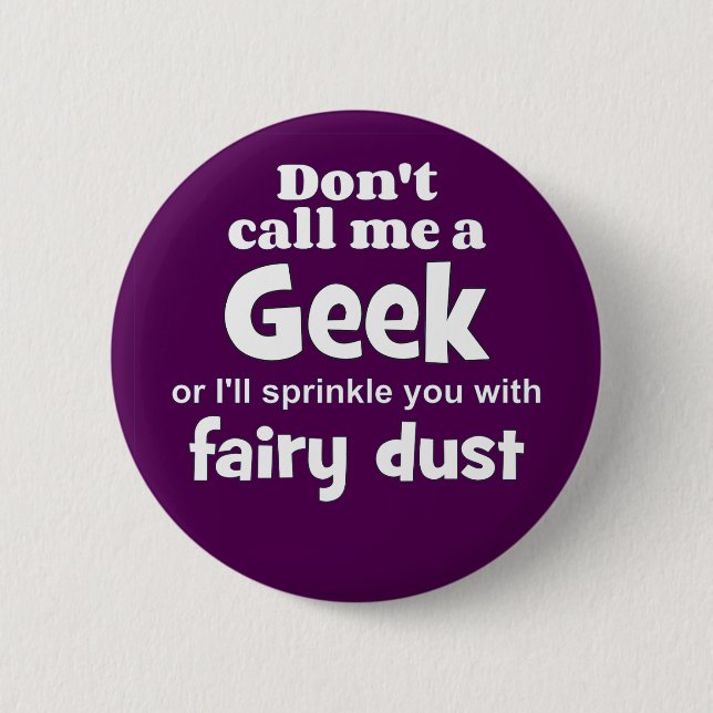 Geek-Feenstaub wf Button (Vorderseite)