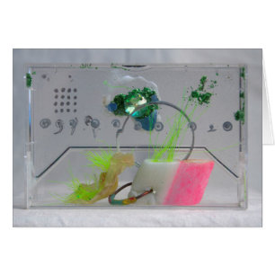 Geek Gem K7 Mixed-Media-Karte 1986