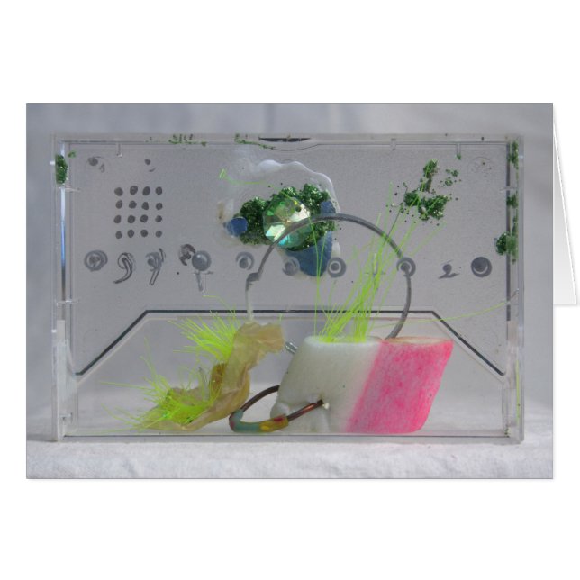 Geek Gem K7 Mixed-Media-Karte 1986 (Vorderseite (Horizontal))