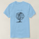 Geek-Geschenk-Vintage Astronomie T-Shirt (Design vorne)