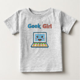 Geek Girl Baby T-shirt