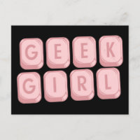 Geek Girl Pink Tastatur
