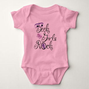 Geek Girls Rock Baby Strampler