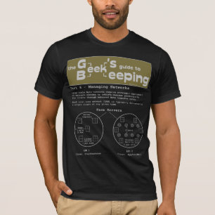 Geek-Imkerei (Netze) - schwarzer T - Shirt