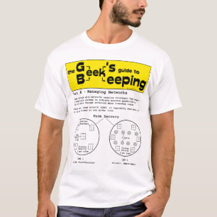 Geek-Imkerei (Netze) - weißer T - Shirt