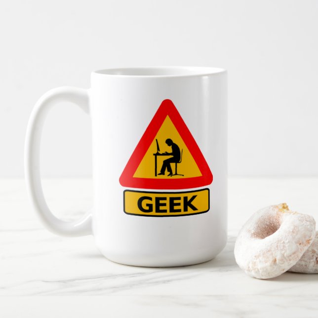 Geek Kaffeetasse (Mit Donut)