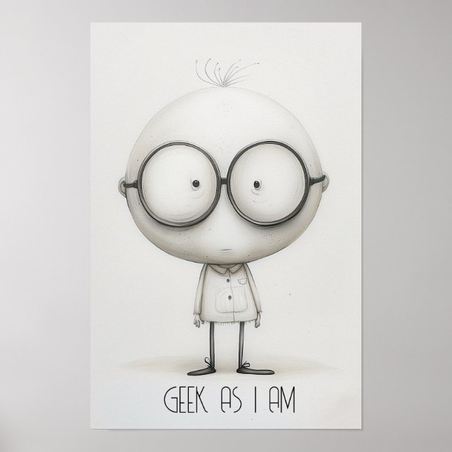Geek Kid Poster (Vorne)