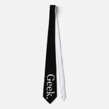 Geek-Krawatte (Schwarzes)