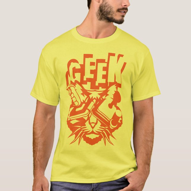 GEEK-MANÖVER JOYSTICK-VIDEOSPIELE T-Shirt (Vorderseite)