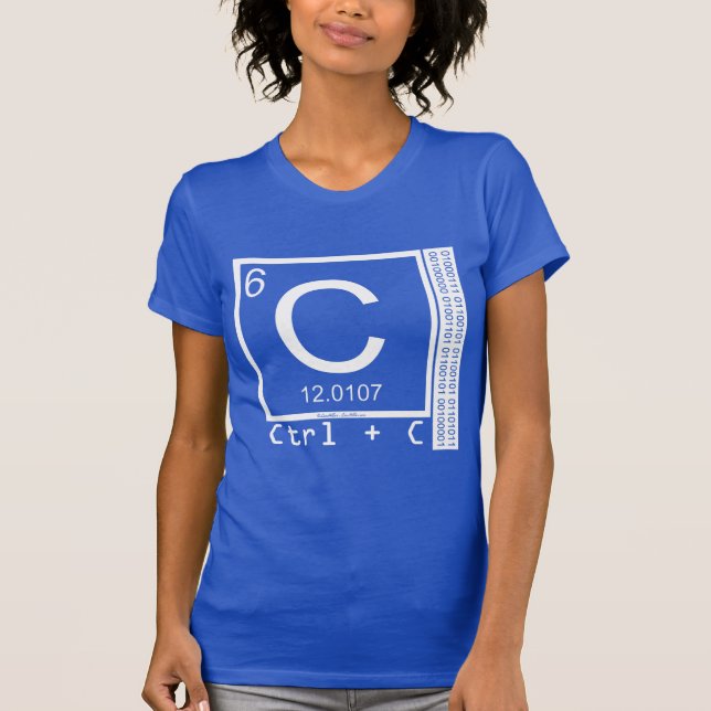 Geek mir! Carbon Copy T-Shirt (Vorderseite)
