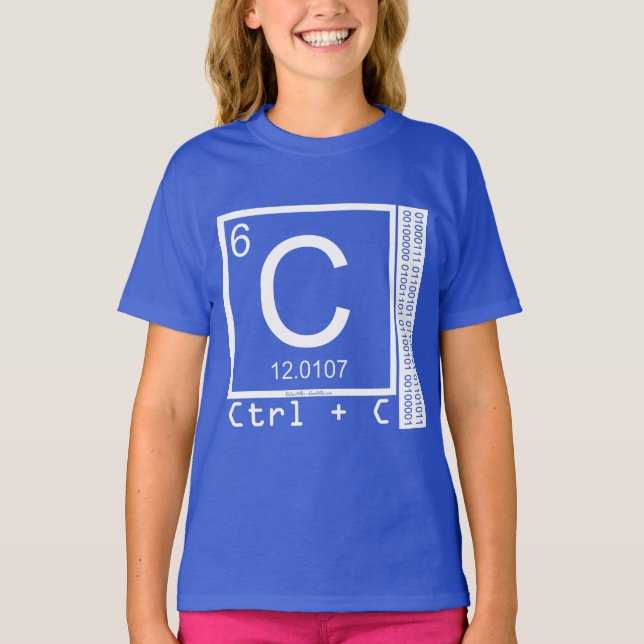 Geek mir! Carbon Copy T-Shirt (Vorderseite)