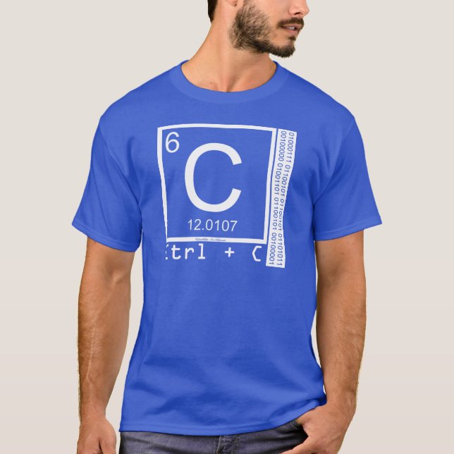 Geek mir! Carbon Copy T-Shirt (Vorderseite)