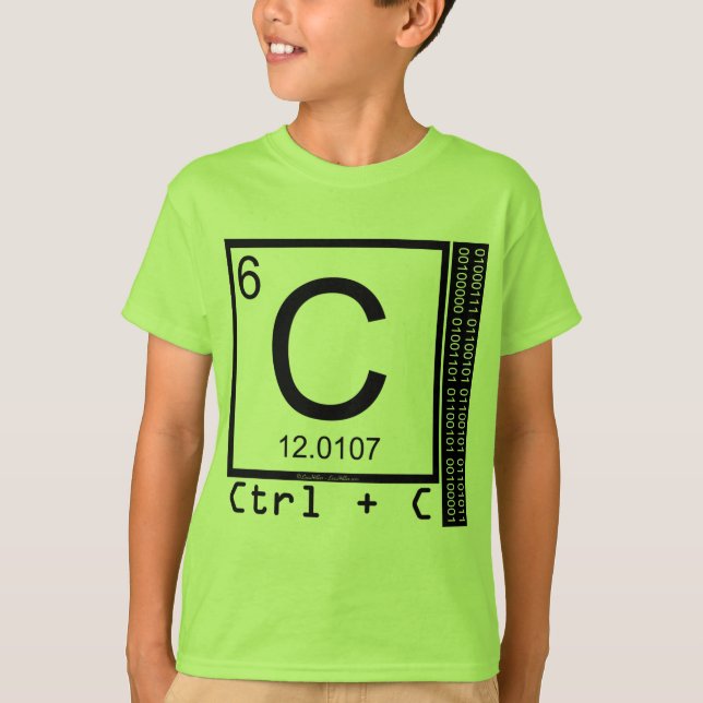 Geek mir! Carbon Copy T-Shirt (Vorderseite)