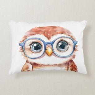 Geek Nerd Bird Dekokissen