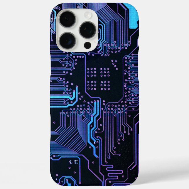 Geek Out Nerd PCB Blue Electronic Circuit Board title_seo2 (Rückseite)
