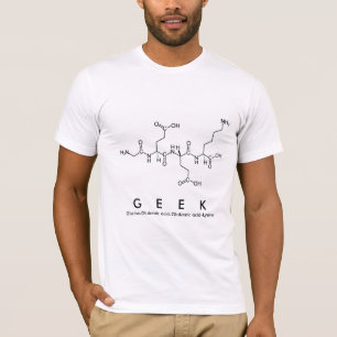 Geek peptidname Shirt
