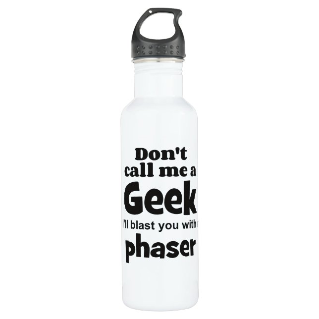 Geek phaser bf trinkflasche (Vorderseite)