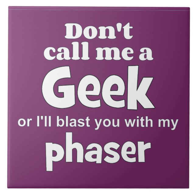 Geek phaser wf fliese (Vorderseite)
