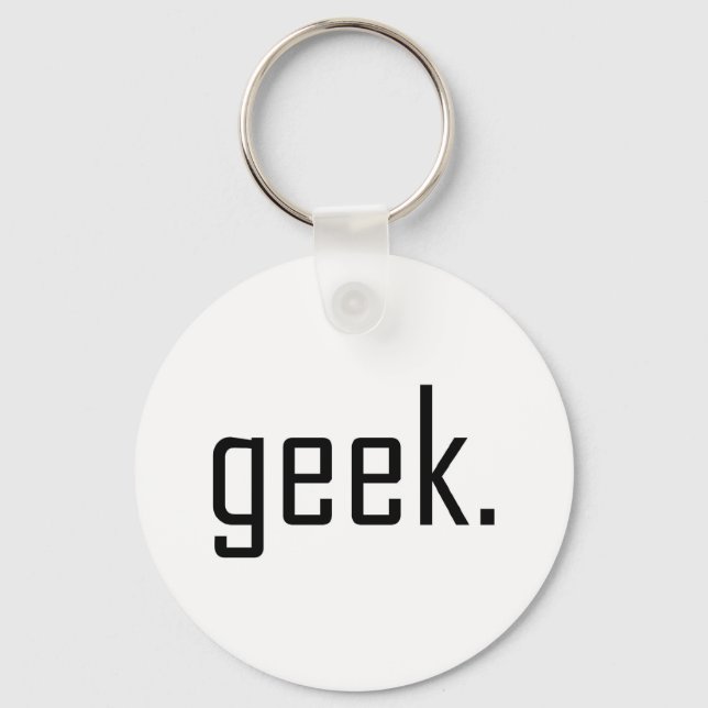 Geek Schlüsselanhänger (Vorderseite)