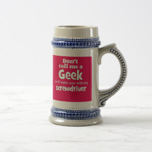 Geek Schraubendreher wf Bierglas