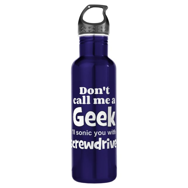 Geek Schraubendreher wf Trinkflasche (Vorderseite)