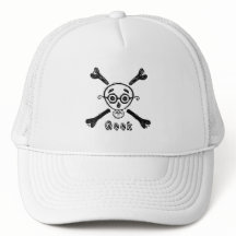 Geek Skull mit Brillen personalisiert