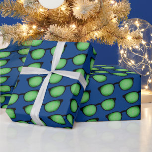 Geek Specs: Brillen mit binärem Code Muster Funny Geschenkpapier