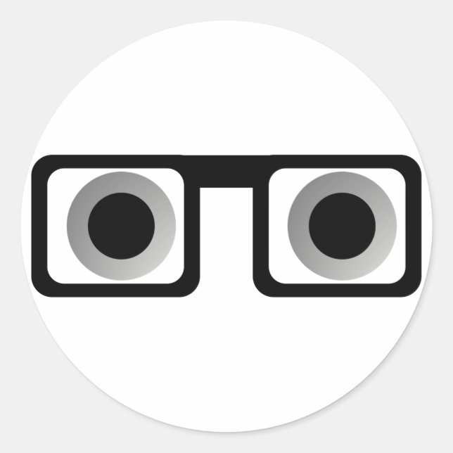 Geek Sticker (Vorderseite)