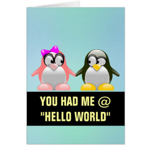 Geek Valentine d'ordinateur : Amour de langage de