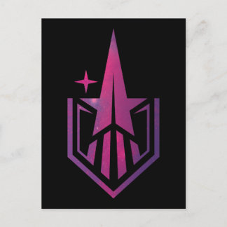 Geekerella Starfield-Logo Postkarte