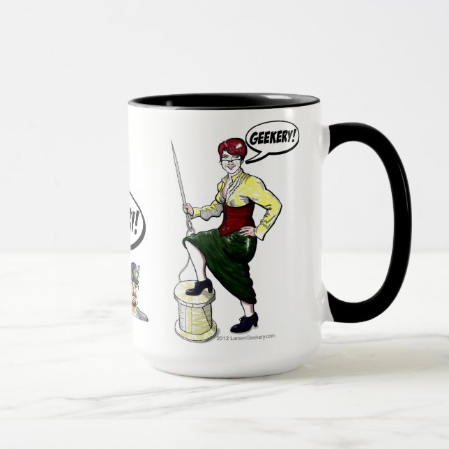 Geekery Mädchen-Tasse Tasse (Rechts)