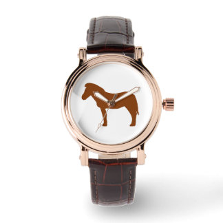 GEEKLEY montre femme classique marron Armbanduhr