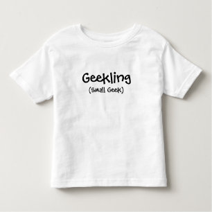 Geekling (kleiner Geek) Kleinkind-T-Shirt Kleinkind T-shirt