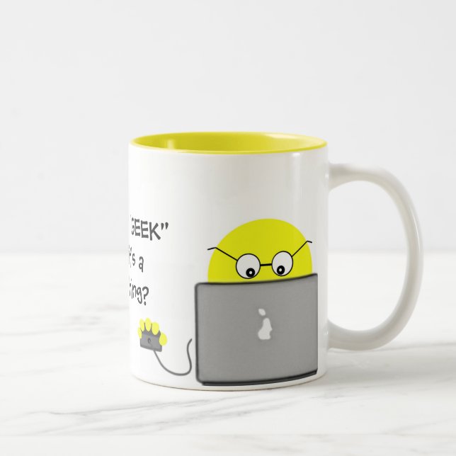 Geektech-Computer-Tasse Zweifarbige Tasse (Rechts)