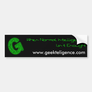 GeekTeligence Autoaufkleber