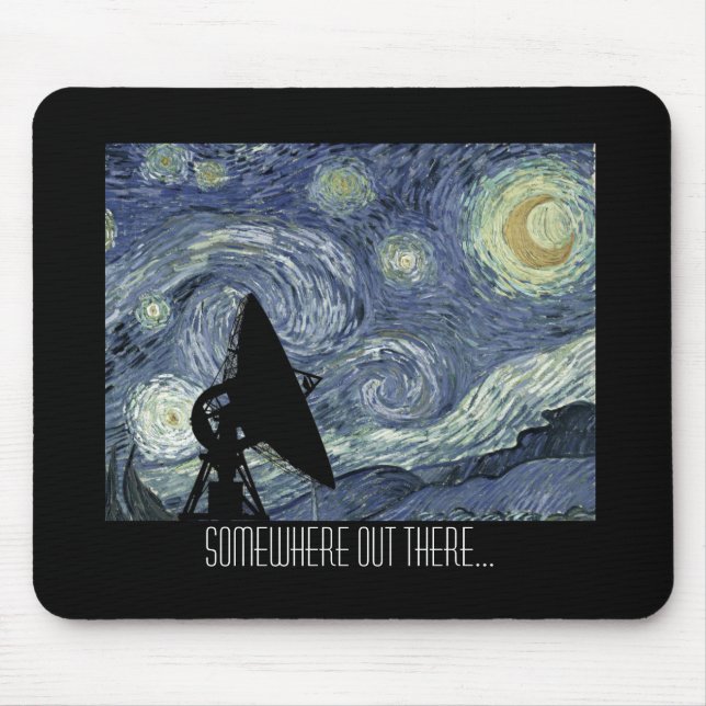 Geeky Astronomie Mousepad (Vorne)