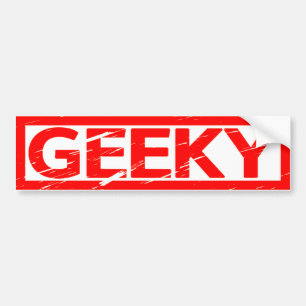 Geeky Briefmarke Autoaufkleber