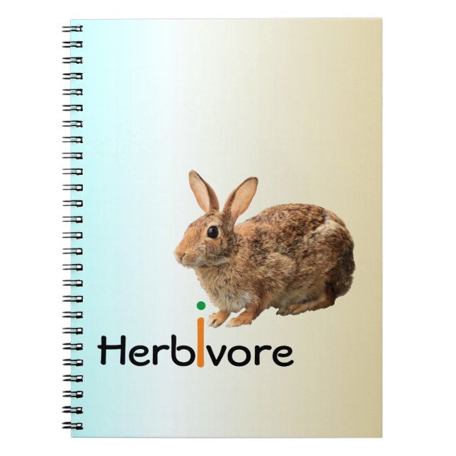 Geeky entzückendes veganes wildes notizblock (Vorderseite)