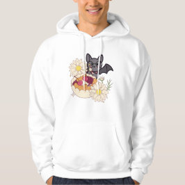 Geeky Fledermaus und Kawaii Kirschtorte Hoodie