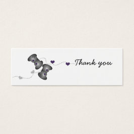 Geeky Gamer Vielen Dank Mini Cards (Silver/Lila)