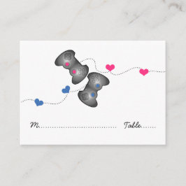 Geeky Gamer Wedding Platzkarten