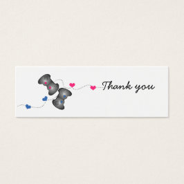 Geeky Gamer Wedding Vielen Dank Mini Cards