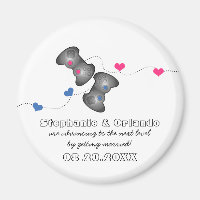 Geeky Gamers speichern das Date Magnet