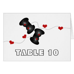 Geeky Gamers Tischnummer Card (Dark)