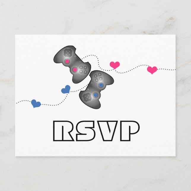 Geeky Gamers UAWG Postcard Einladungspostkarte (Vorderseite)